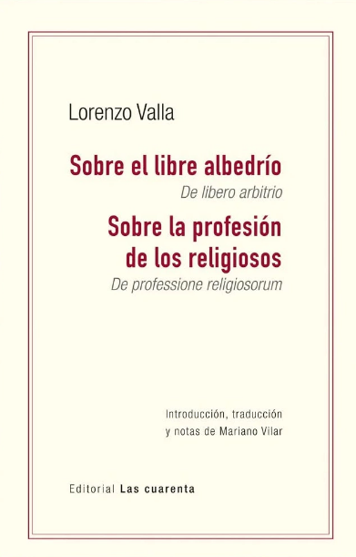 Tapa de Sobre el libre albedrío